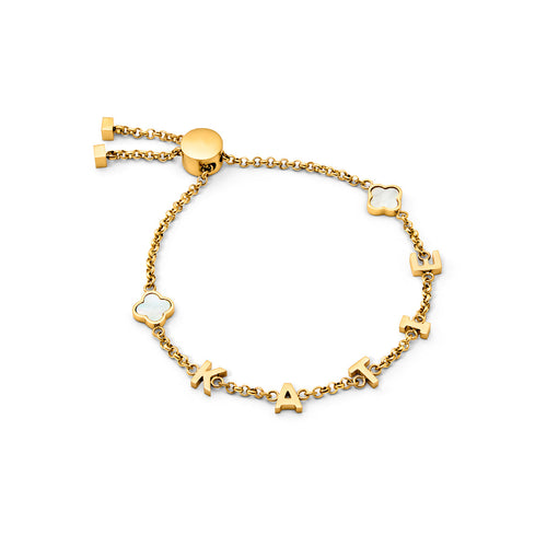 Made Mine Name Bracelet - Gold