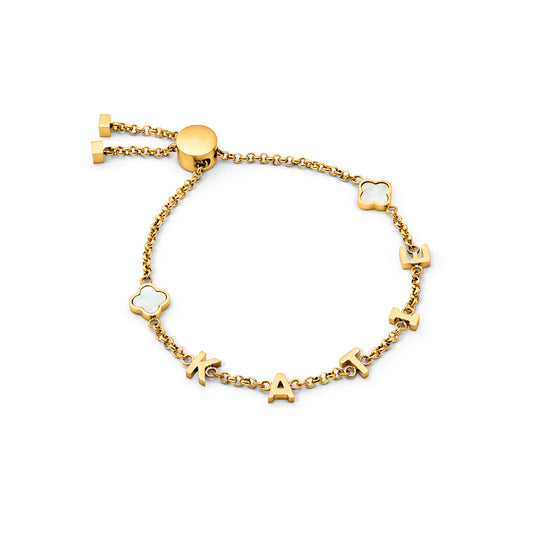 Made Mine Name Bracelet - Gold