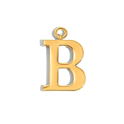 Initial Bag Charm (Gold)
