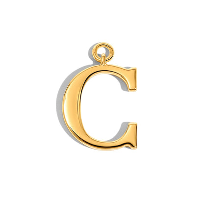Initial Bag Charm (Gold)