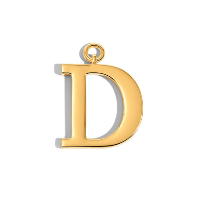 Initial Bag Charm (Gold)