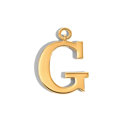 Initial Bag Charm (Gold)