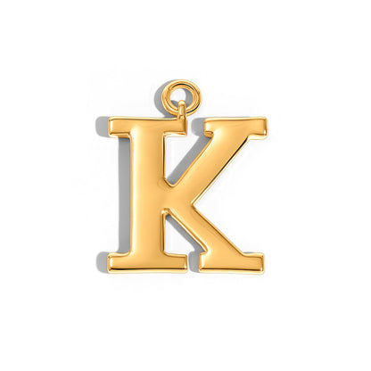 Initial Bag Charm (Gold)
