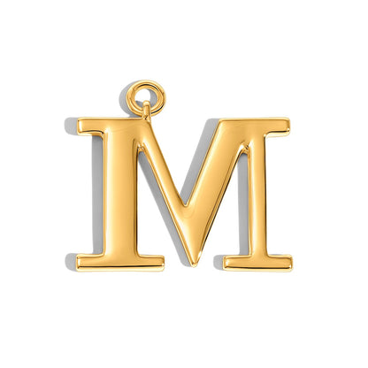 Initial Bag Charm (Gold)