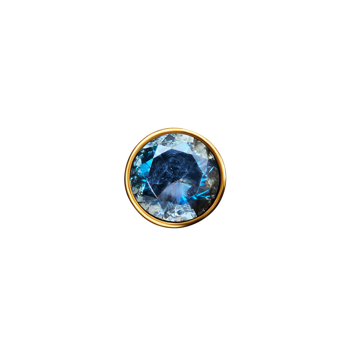 Floating Birthstone Charm Locket (Silver)
