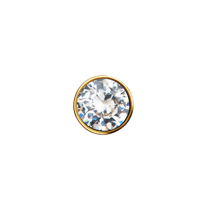 Floating Birthstone Charm Locket (Silver)