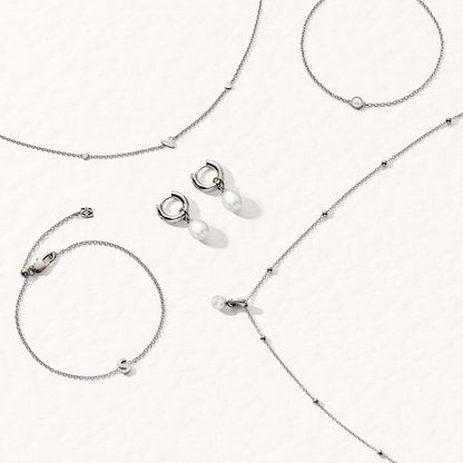 Mini Heart Necklace (Silver)