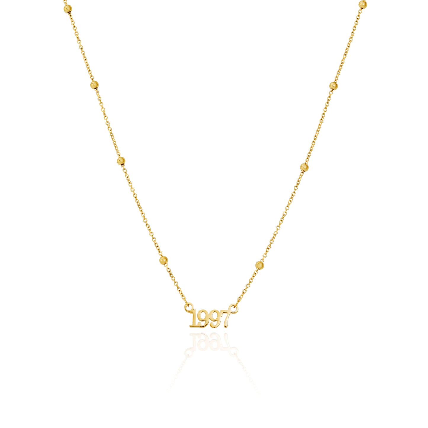 Editorial Date Necklace (Gold)