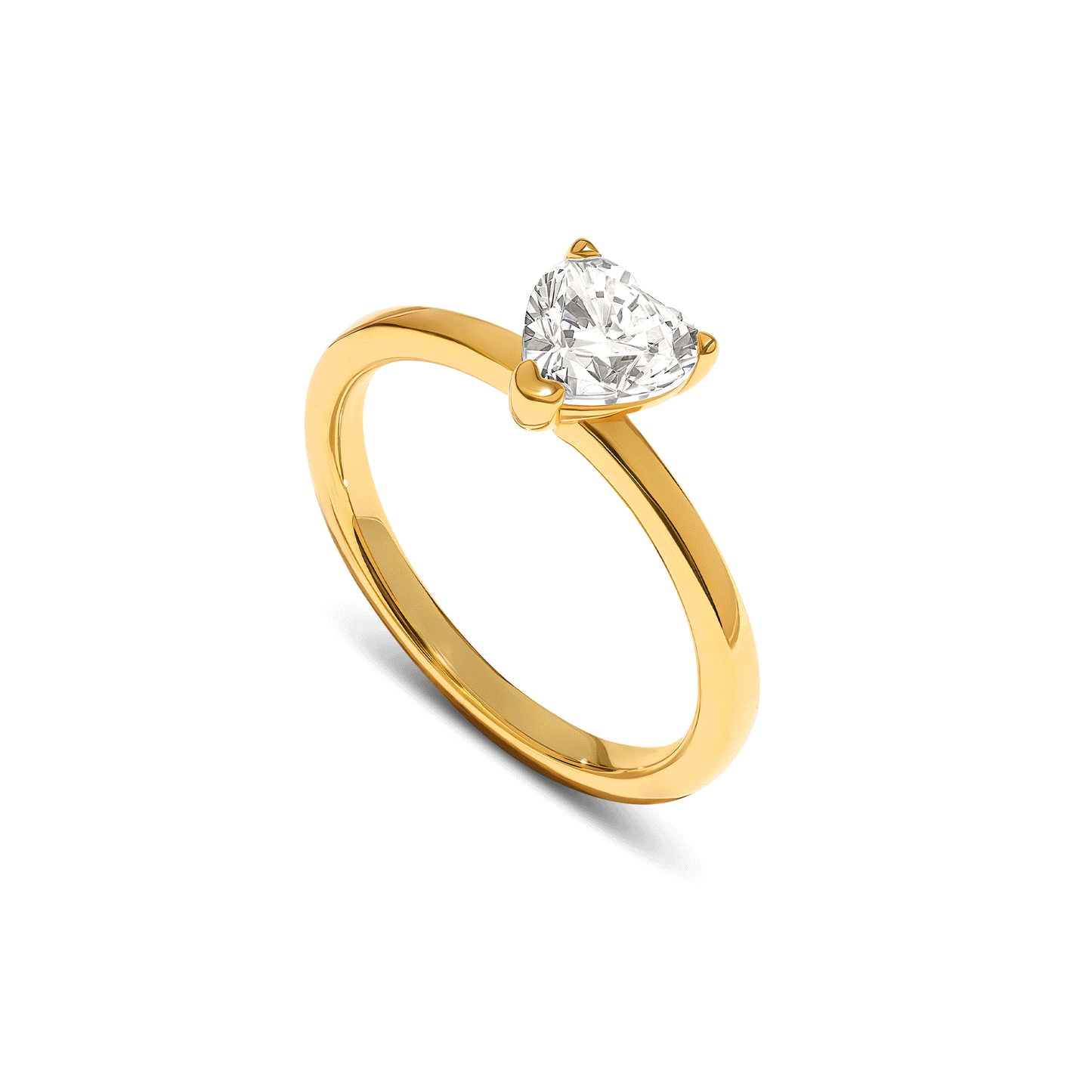 Birthstone Heart Legacy Ring 1ct (Gold)