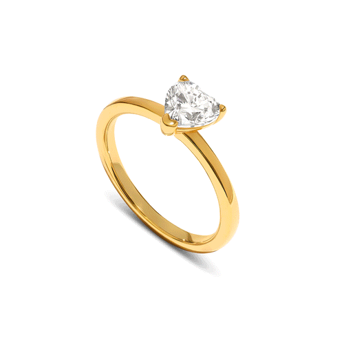 Birthstone Heart Legacy Ring 1ct (Gold)