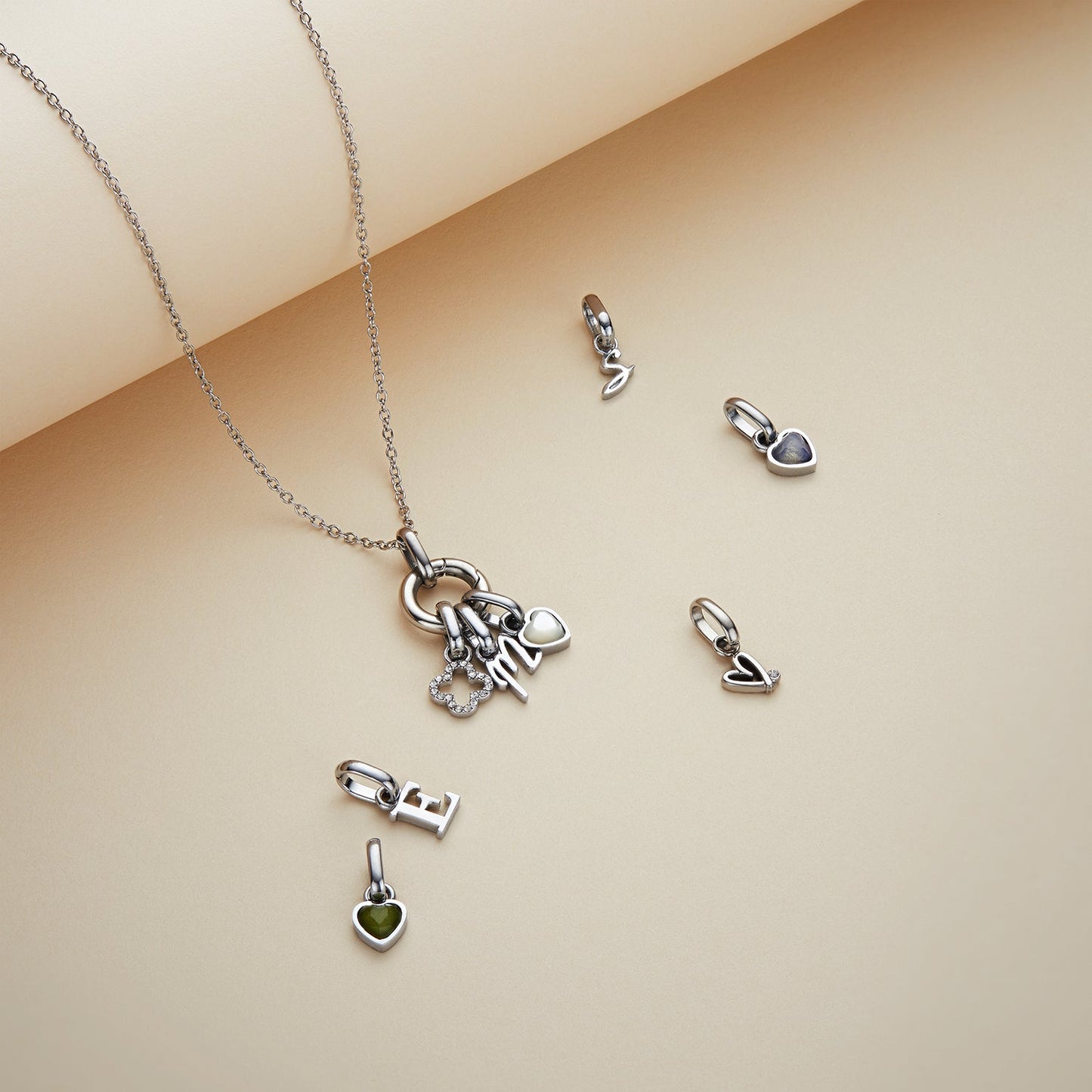 Stories Initial Pendant (Silver)