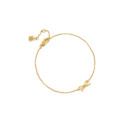 Fine Bow Jewellery Set (Gold)