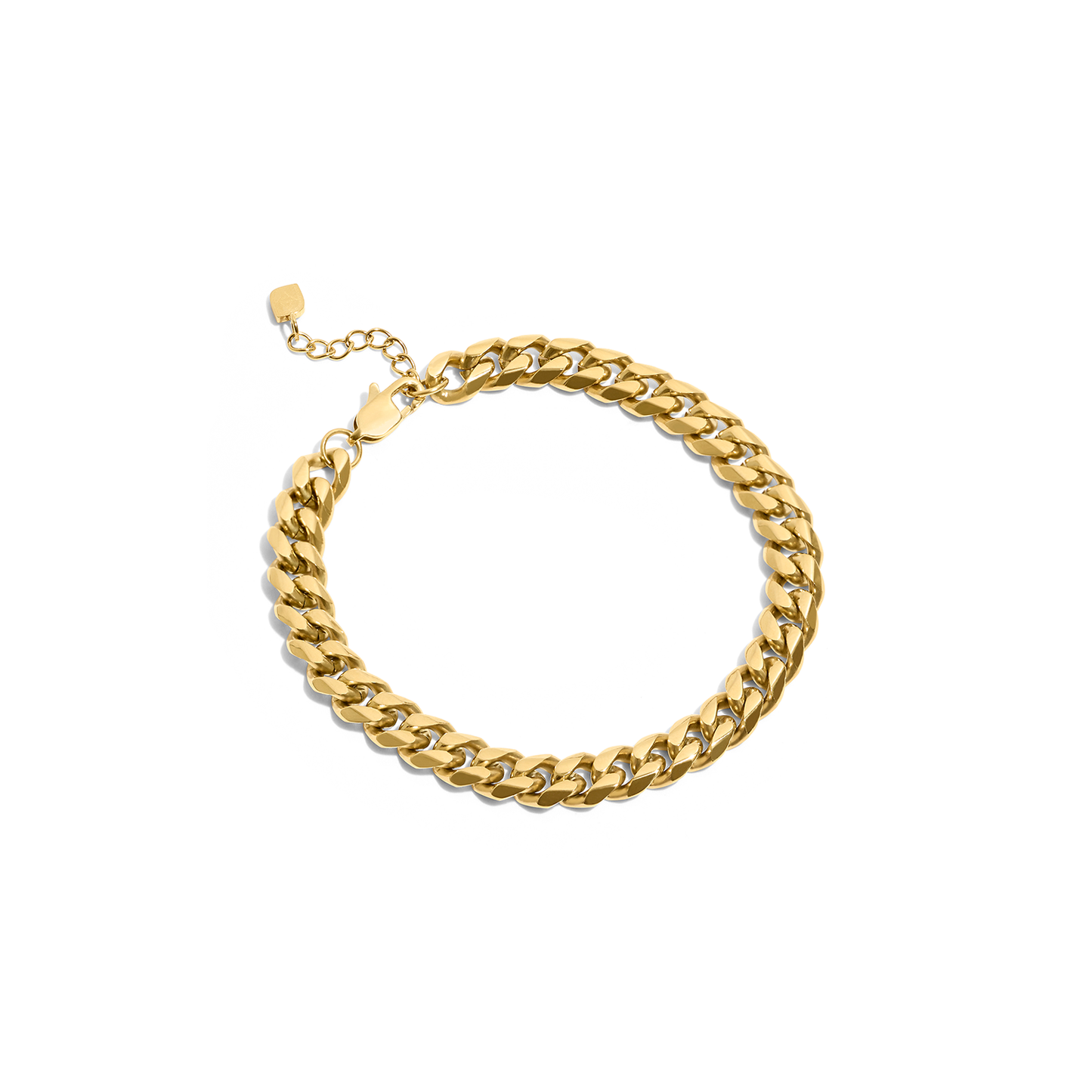 Curb Chain Bracelet (Gold)