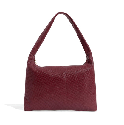 Milan Leather Bag (Burgundy)