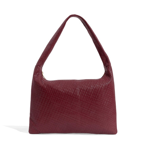 Milan Leather Bag (Burgundy)
