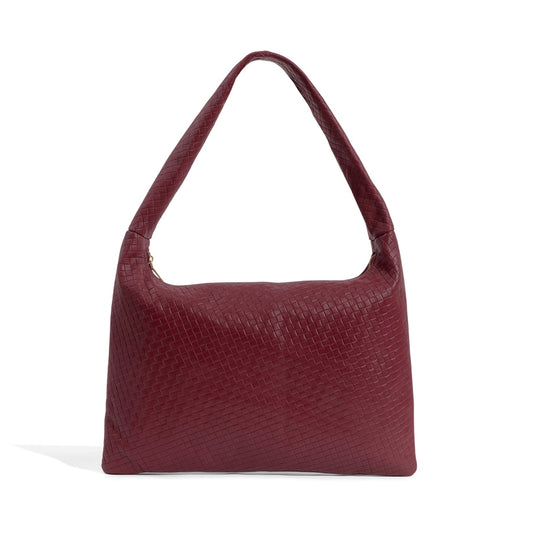 Milan Leather Bag (Burgundy)