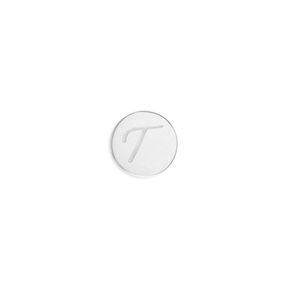 Script Initial Bracelet Charm (Silver)