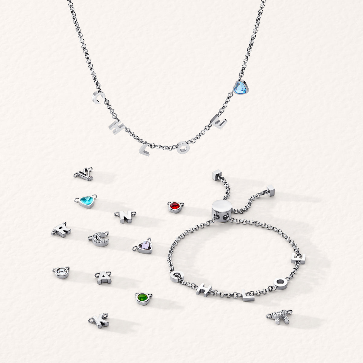 Made Mine Name Necklace - Silver