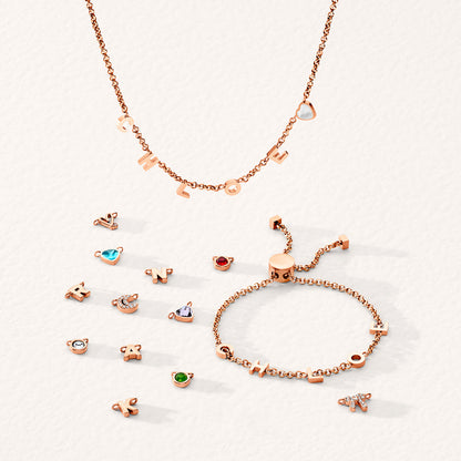 Made Mine Name Necklace - Rose Gold