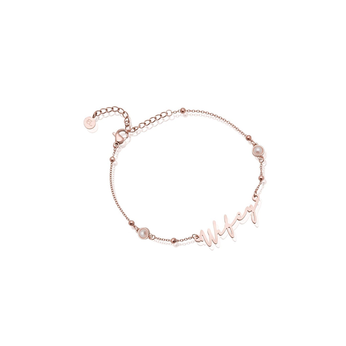 Signature Name Bracelet (Rose Gold)