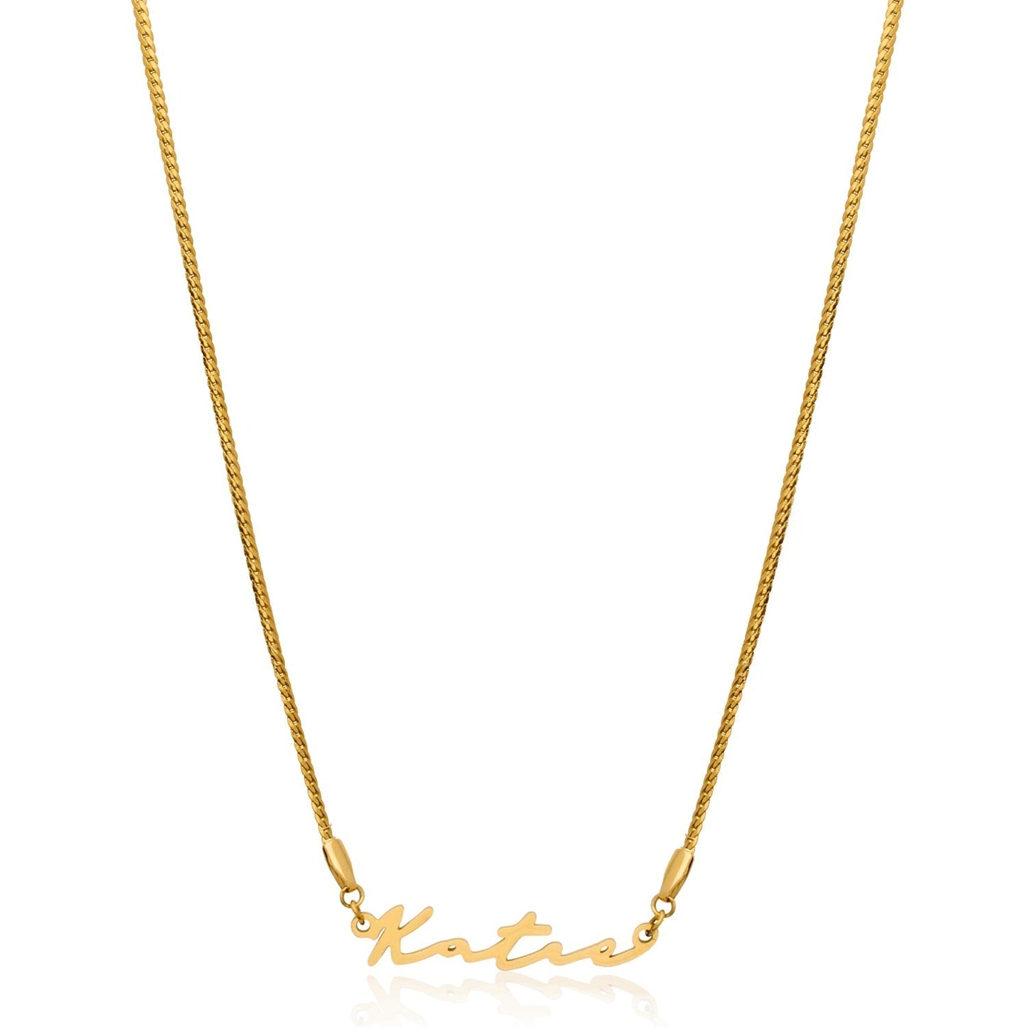 Signature Name Necklace - Gold