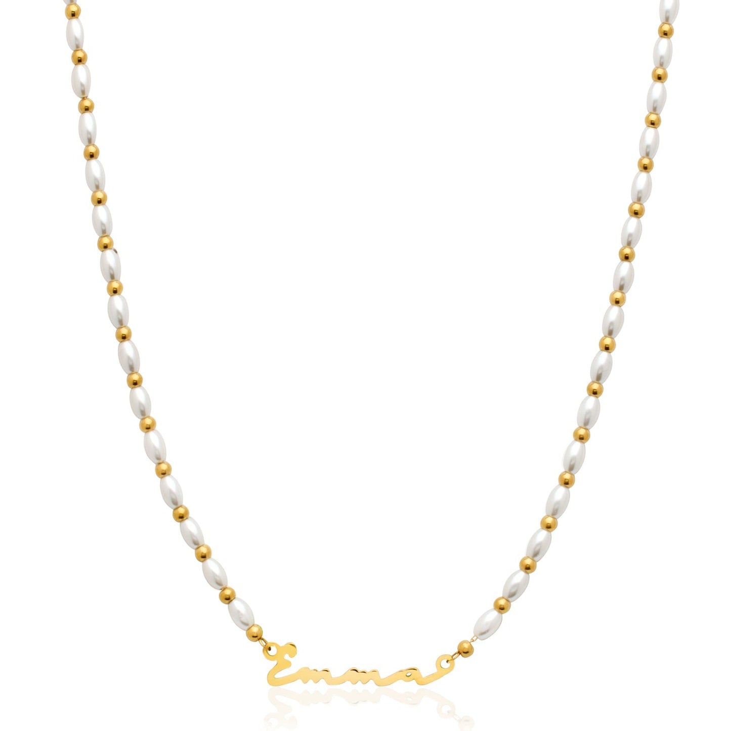 Signature Name Necklace (Gold)