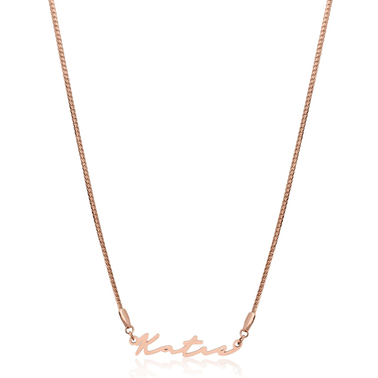 Signature Name Necklace - Rose Gold