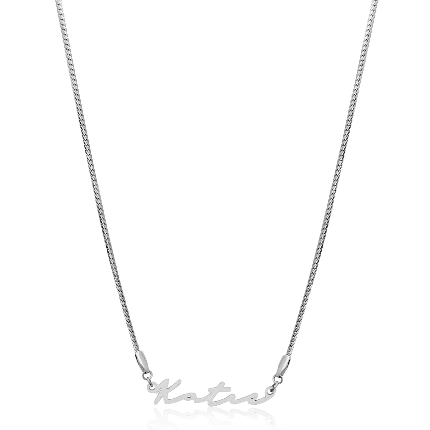 Signature Name Necklace (Silver)