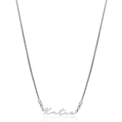 Signature Name Necklace (Silver)