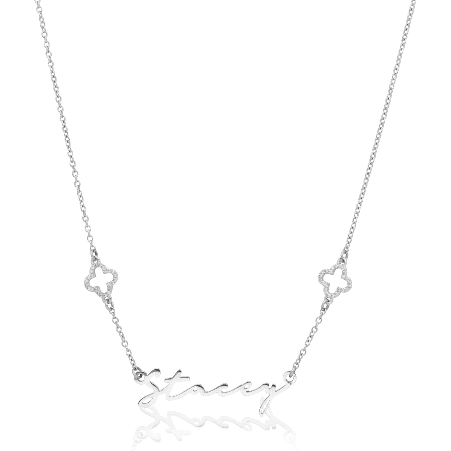Signature Name Necklace - Silver