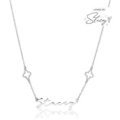 Signature Name Necklace (Silver)