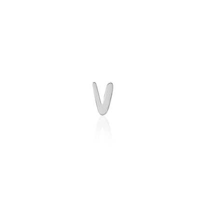 Fixed Charm - Handwritten Initial Charm (Silver)