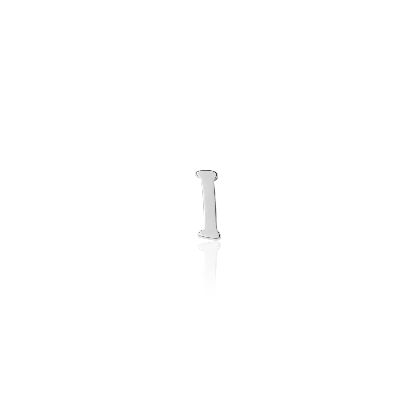 Fixed Charm - Handwritten Initial Charm (Silver)