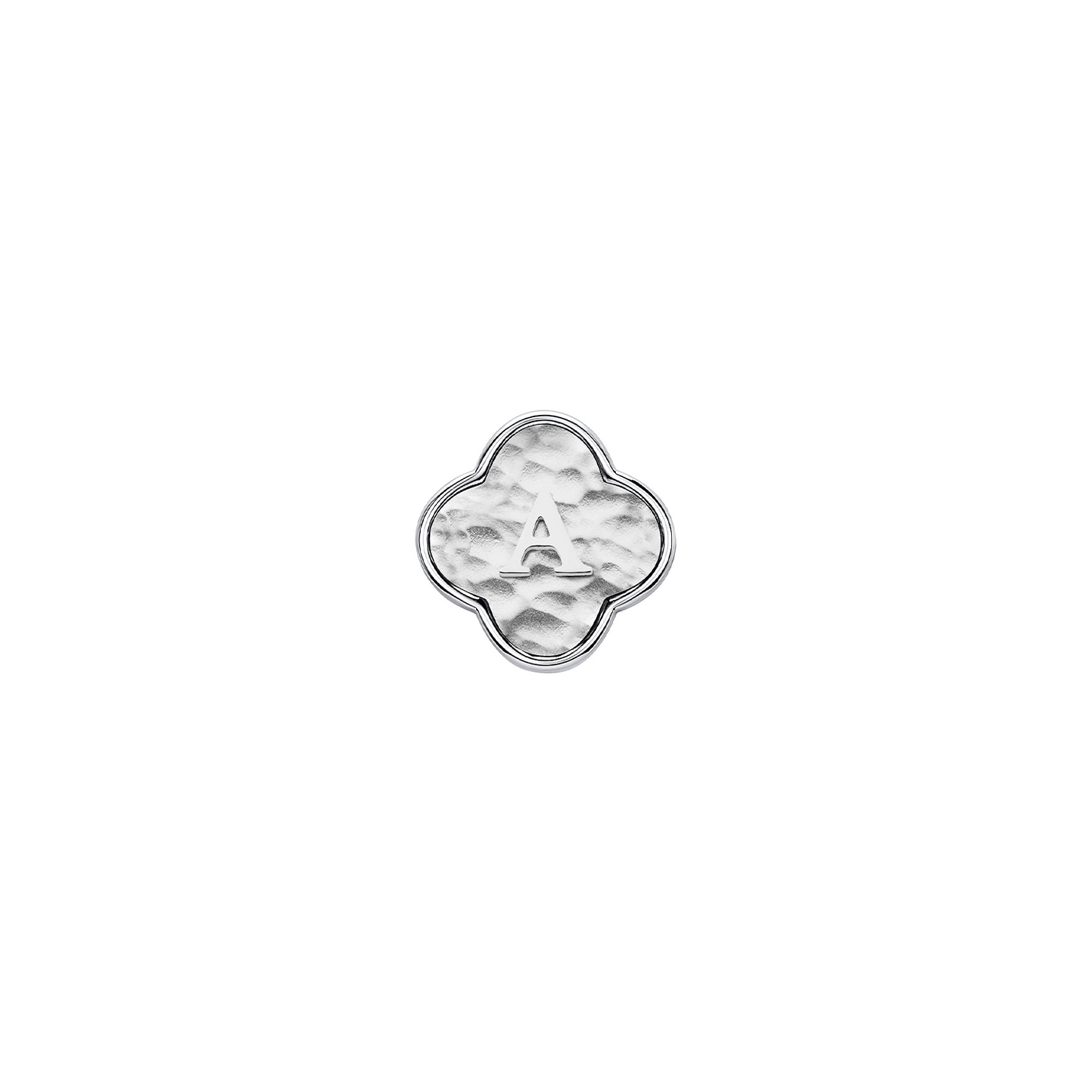 Molten Clover Charms (Silver) - Initials