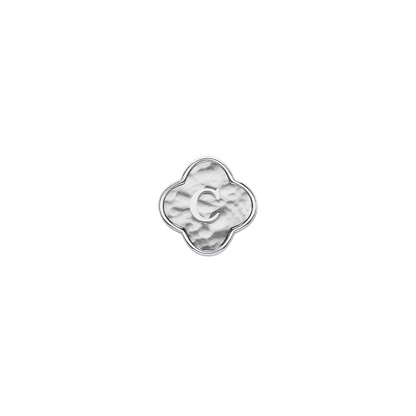 Molten Clover Charms (Silver) - Initials