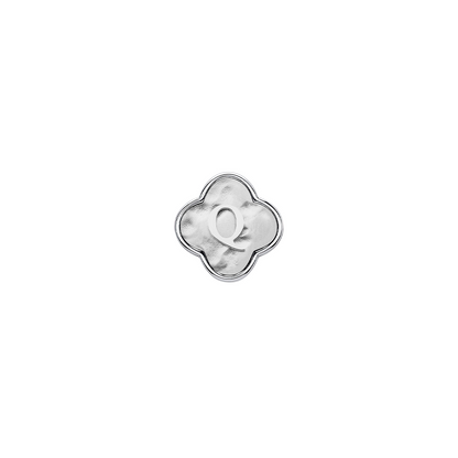 Molten Clover Charms (Silver) - Initials