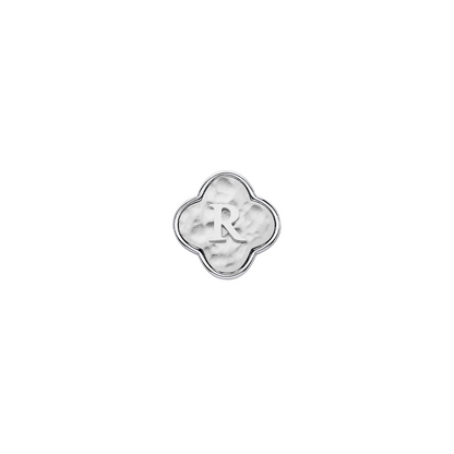 Molten Clover Charms (Silver) - Initials