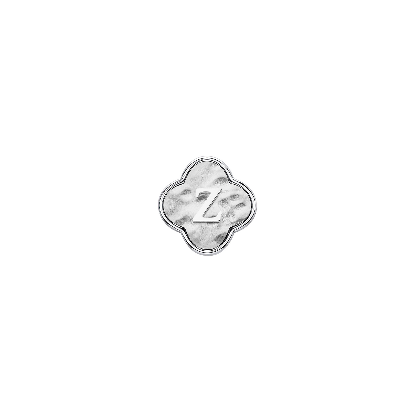 Molten Clover Charms (Silver) - Initials