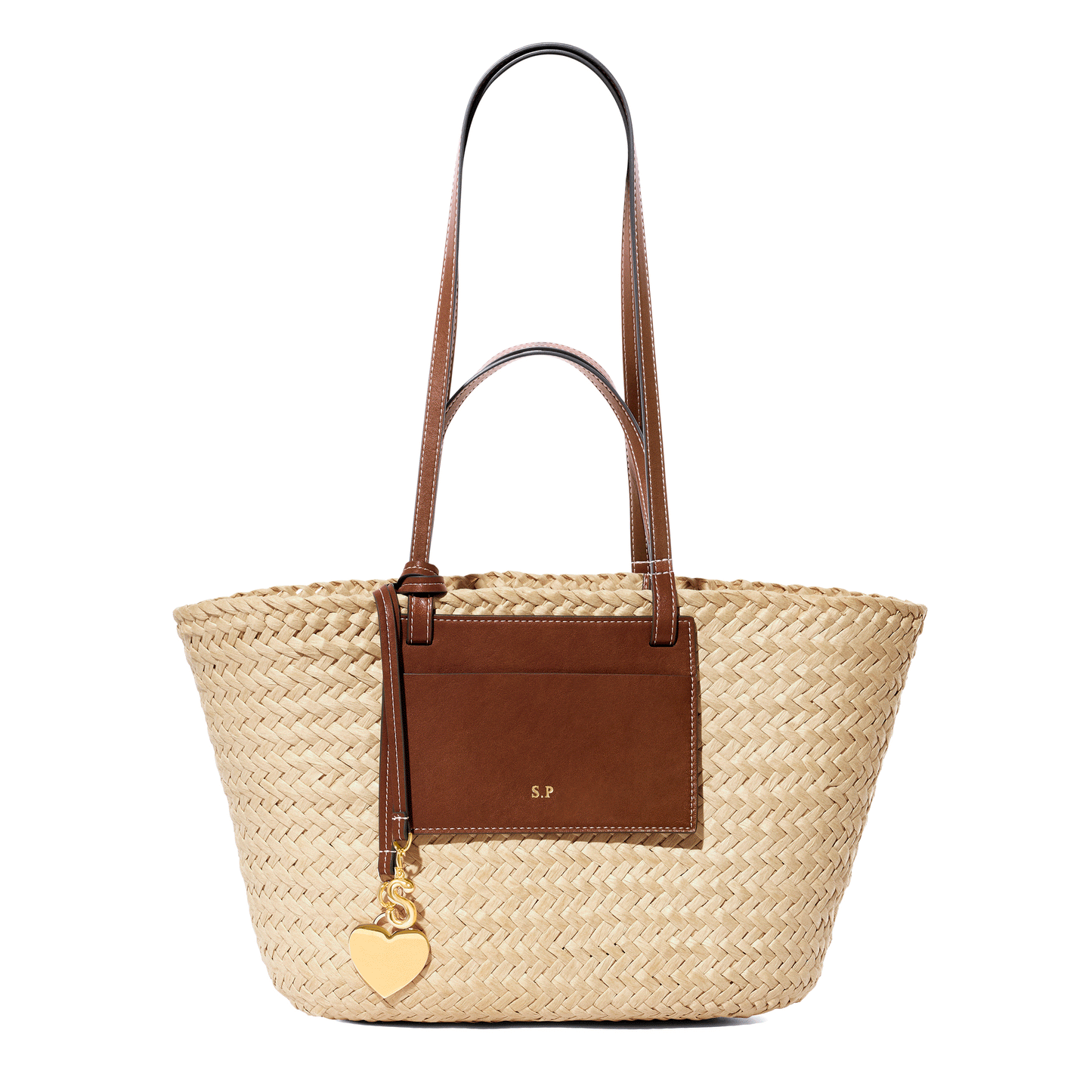 Small Raffia Structured Bag (Natural)