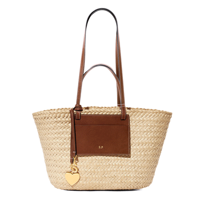 Small Raffia Structured Bag (Natural)