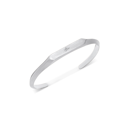 Intersection Cuff Bangle (Silver)