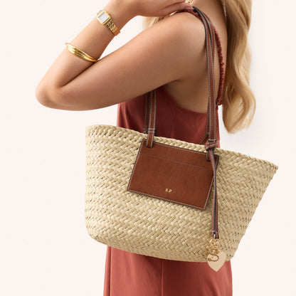 Small Raffia Structured Bag (Natural)