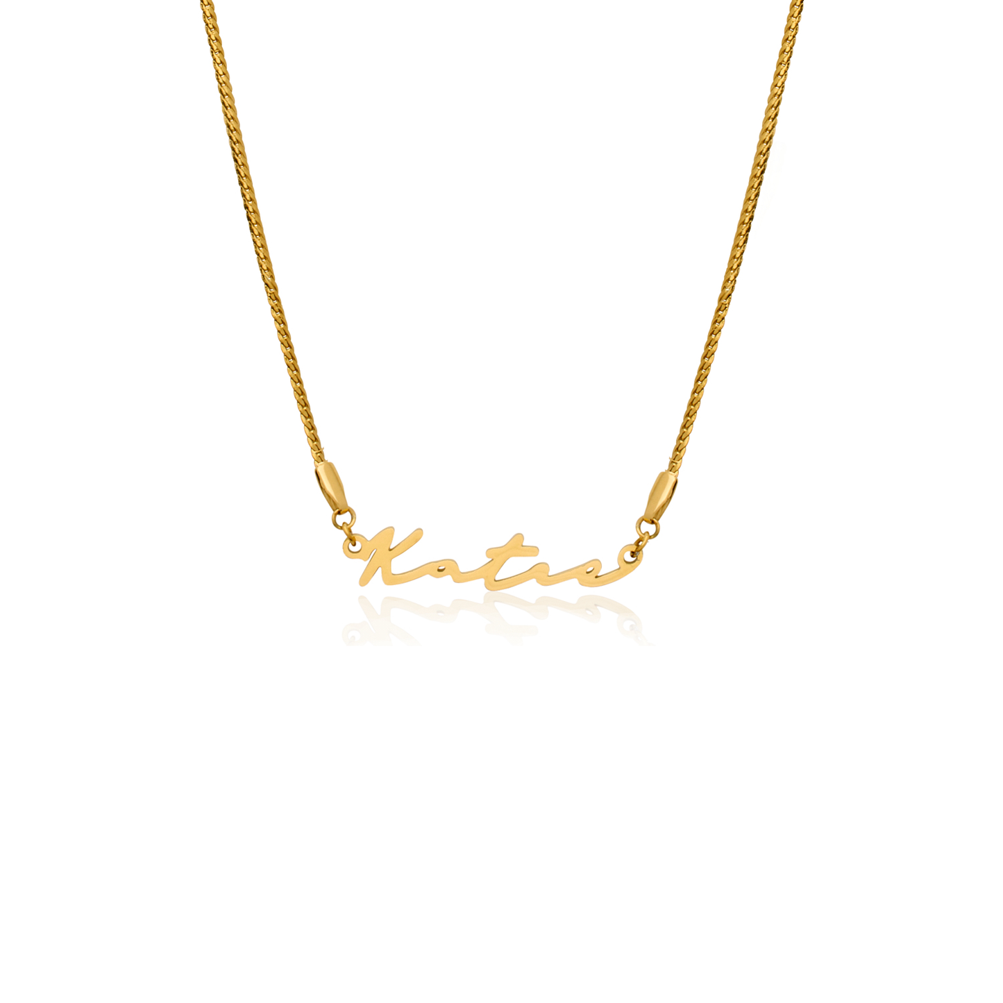 Signature Name Necklace - Gold