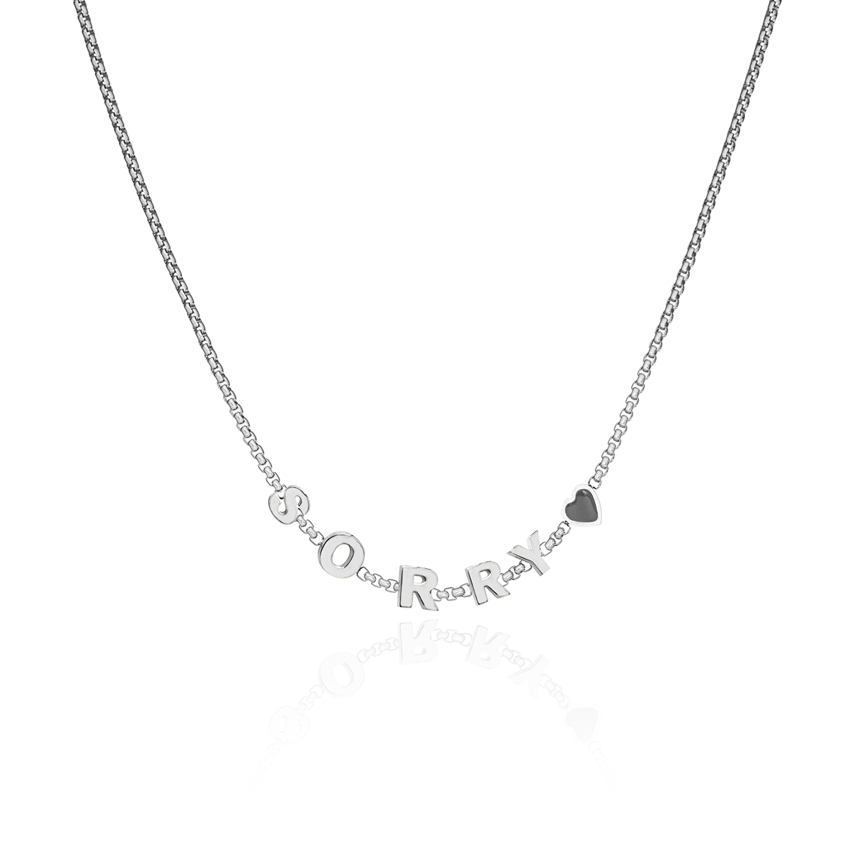 Sorry Necklace (Silver)