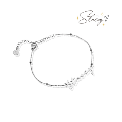 Signature Name Bracelet (Silver)