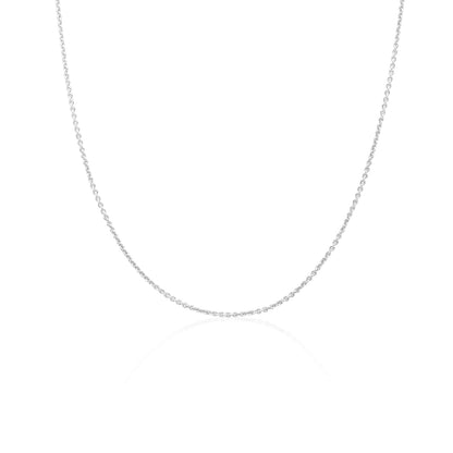 Stories Fine Chain Necklace (Silver)