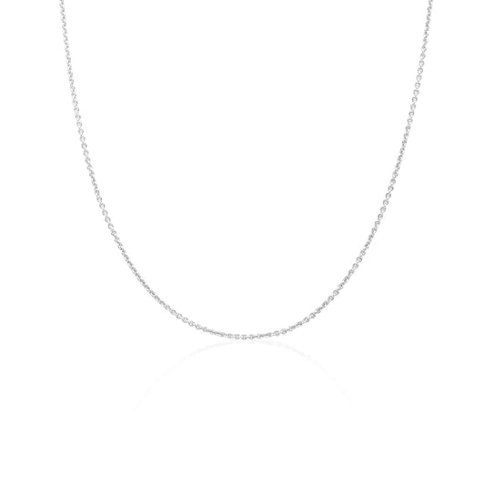 Stories Fine Chain Necklace (Silver)