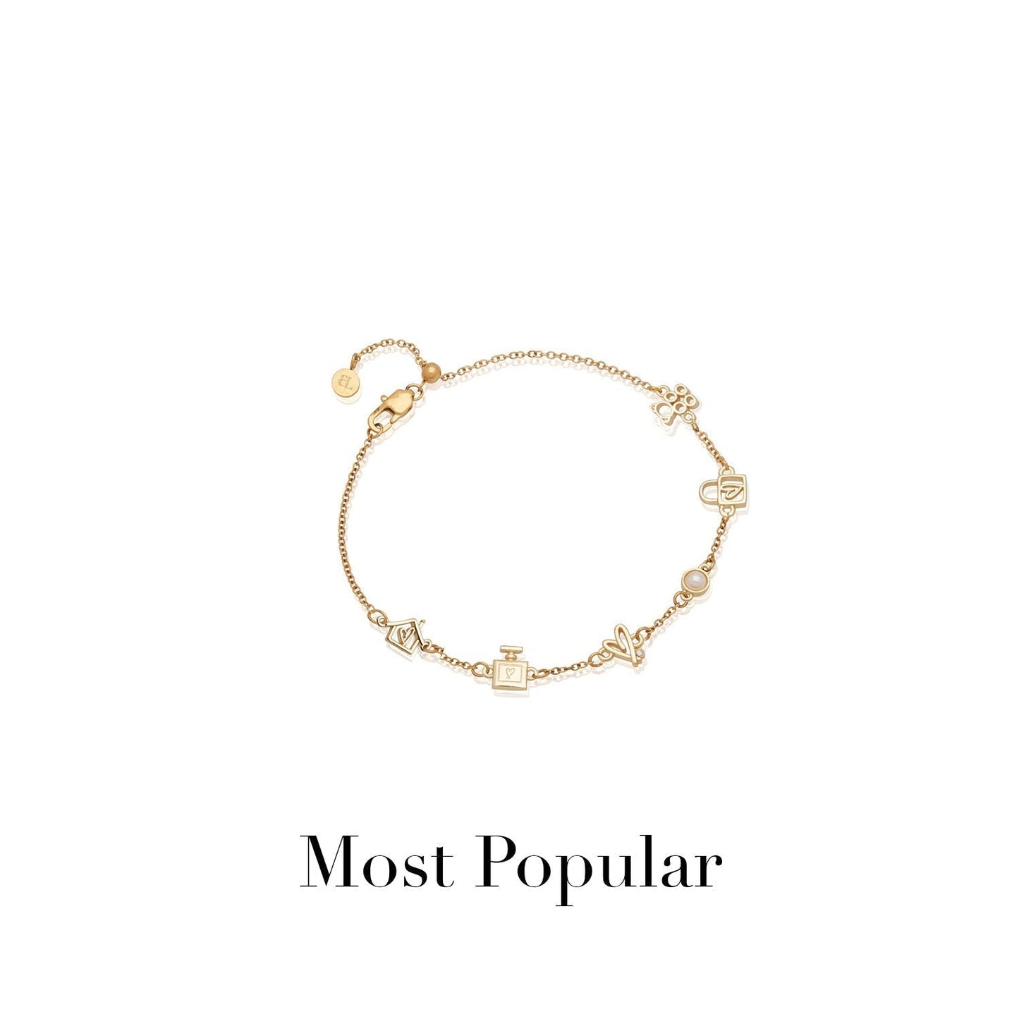 Made Mine Charm Bracelet (Gold)