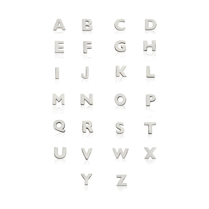 Made Mine Initials & Birthstone Necklace (Silver)