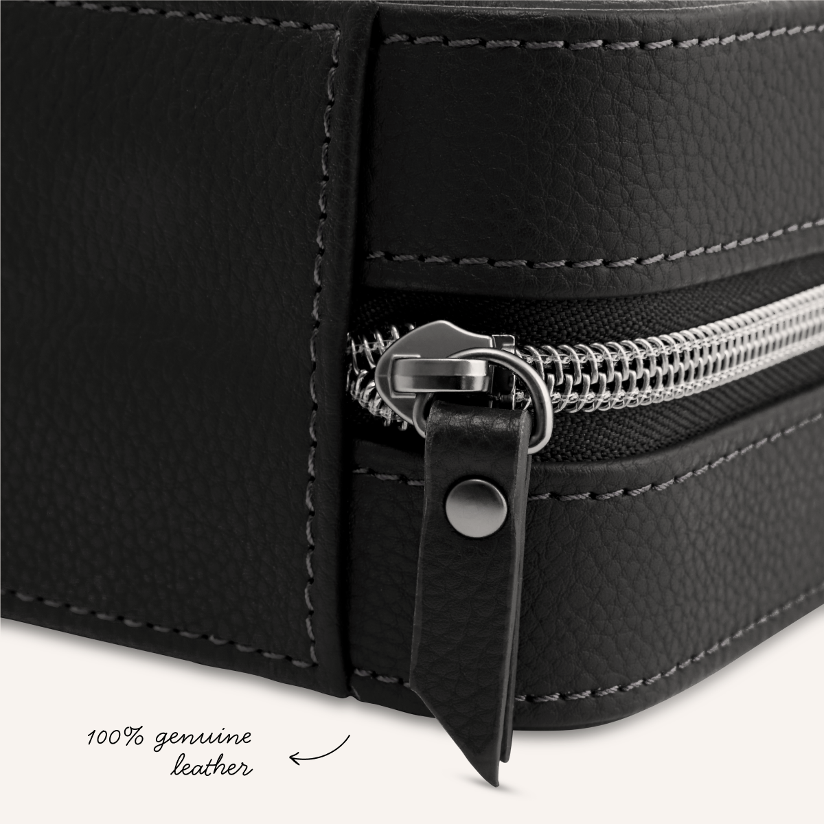 Leather Watch Box (Black)